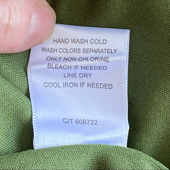 Taylor Olive Green Tiered Boho Dress - Picture 10 of 13